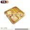 Wholesale Cheap Serving Food Tray with 4 parts