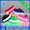 Customized design nylon wristband with led light