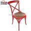 X Back Side Chair/Provincial Cross Back Dining Chair/Antique Classic X Cross Back Chair