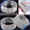Hot Fashion 4/5/8 Rows Crystal Rhinestone Wedding Bridal Bracelet Bangle