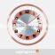 DEHENG 2016 new arrival round hollow out simple style metal wall clock