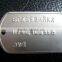 Russian letter metal tag embosser