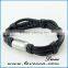 Popular 316L Stainless Steel Genuine Leather Bracelets