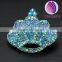 2015 fashion alloy vintage colorful rhinestone crown beautiful brooch
