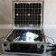 500W portable solar electricity generating system for home TVs and phone
