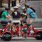 Four wheel seven person tandem Conference bike