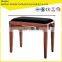 Hot selling walnut wooden adjustable piano bench