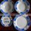 China supplier hotel restaurant custom ceramic porcelain dinner set