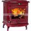 portable cast iron wood pellet burning stove fireplace hearth