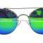 new design mirror lens customize logo unisex sunglasses