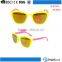 2016 Bicolourable durable TPE frame No MOQ childrens cat 3 uv400 sunglasses