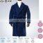 blue suit fluffy bathrobe for western bathrobe and couples bathrobe