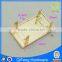 Q-3970 custom logo pendant metal private label gold rectangle shape
