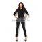 Pretty steps 2016 latest ladies officewear formal black pants designs with blouse