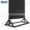 LCD indoor floor stand touch double screen for bank comerical using advertising player