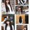 2015 Cosplay Party Long Straight Wigs Full dark brown Synthetic Hair Wig Fashion