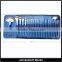 24 pcs cosmetic brush kit foundation brush set blue golden makeup brushes blue pu bag