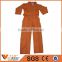 manufacture safety fire retardant red cotton work coveralls