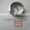 stainless steel 3'' tri clover clamp with end cap ferrule and gasket