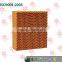 Glass/film greenhouse use 7090 honey comb evaporative paper cooling pad