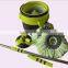 Vivinature easy Spin Mop Single Bucket 2 Microfiber Rotating head