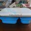 Food Grade FDA Silicone Foldable Lunch Box, Collapsible Silicone Lunch Box