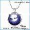 2016 HOT Jewelry Glass Tile Glow design Christmas Ornament Necklace