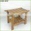 Bamboo Square Stool Bathroom Shower Bench Bamboo Stool Homex BSCI/Factory