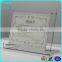 KM-CP62 OEM Custom made 10x8cm 6x4cm Table Screws Transparent Square Acrylic Plastic Paper Photo Frame