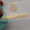 Custom thin 3d metal 3m logo stickers