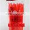 8.5" PS black, red or clear disposable plastic serving fork