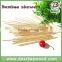 natural round Dan bamboo skewers for meat FDA Certificated High Quality