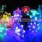 2016 new hot sale 20 LED Lotus Flower Solar Power String Light for Outdoor Christmas Party Festival