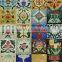 Pure hand made painted ceramic tiles 3"x6" ,6''x6''