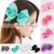 Boutique Korker Ribbon Hair Bow Handmade Customize Baby Hair Clip