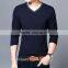 China factory V neck Blank Good Quality Long Sleeve Cotton Inner T Shirt In Bulk Sales