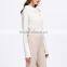 Wholesale New Fashion Long Sleeve One Shoulder Women Asymmetric Flodover Shoulder Wide Cuff Blouse