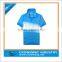Man's customized sublimation printed golf polo shirt