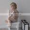 Casual Newborn Baby Girls Wholesale Pure colour Worsted Sweater Romper