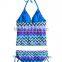 Zig Zag Stripe Tankini Swimsuit