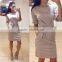 MGOO 2015 Express Fast Selling Office A Line Dress Knee Length Women Clothing Fashion OL Dresses Stocklots