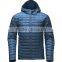 2017 winter Mens softshell goose down classic puffer hooded jacket