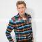 men's casual long sleeve high quality soft flannel shirt