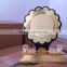 Sun flower wooden with metal plate trophy,wooden trophy,metal base trophy