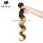 Black Rose Body Wave Two Tone Ombre Colored Brazilian Hair Weave Bundles