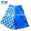 mens sublimation lacrosse reversible shorts