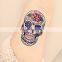 Mexican Day Of The Dead temporary face mask tattoo for halloween costume