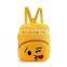 Wholesale plush emoji kids school bag