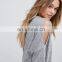 China Product Small Quantity Cutout Soft-touch jersey Top with Dropped shoulders