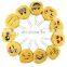 OEM&ODM Accepted Cheap Wholesale Custom Emoji Plush Keychain